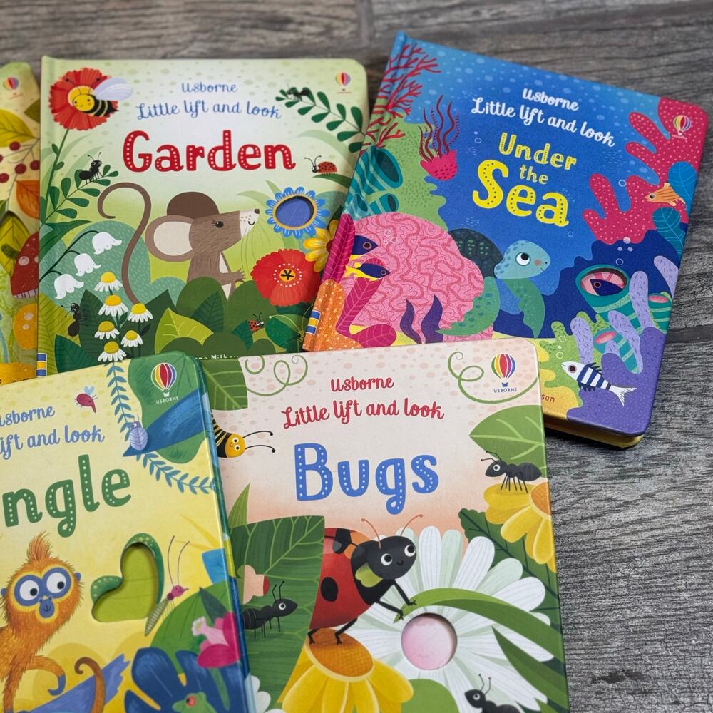 Usborne Little Lift and Look 5  Book Bundle - Picture 3 of 3